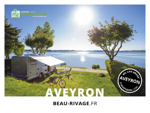 CAMPING BEAU RIVAGE - Lac de Pareloup