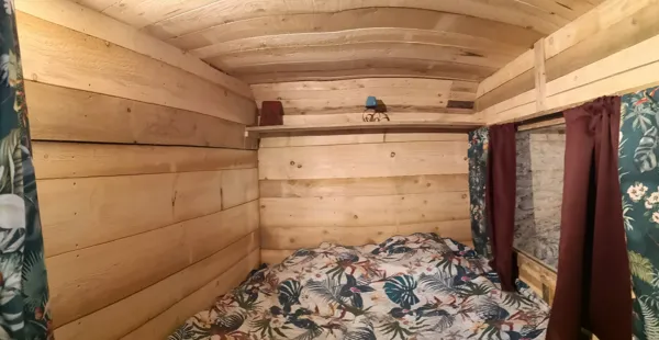 L'espace nuit avec un lit en 160, 