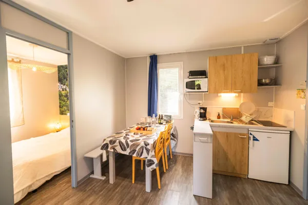 Cuisine Chalet du bastié 12 140 Entraygues sur Truyère