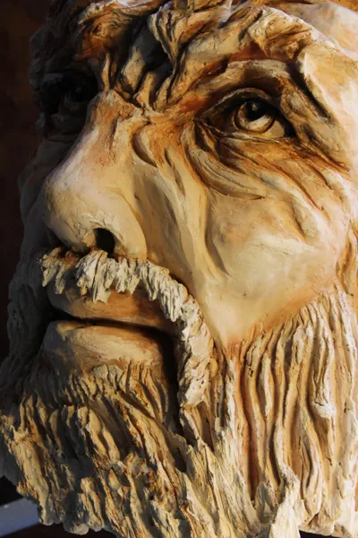 Ouranos, Sculpture pièce unique en grès, 