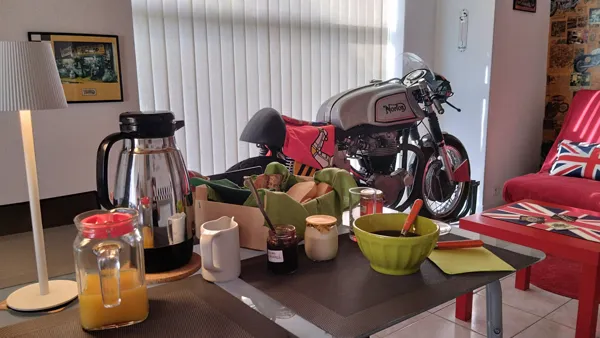 la salle d'accueil du gîte BSA, Gîtes Les Vaquans