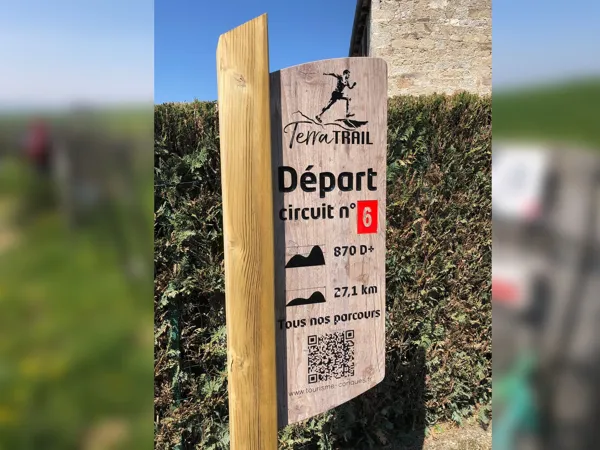 Point de départ du parcours Trail Sénergues n° 6, OTCM - Fred et Manu