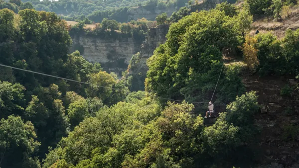 Tyrolienne de Bozouls