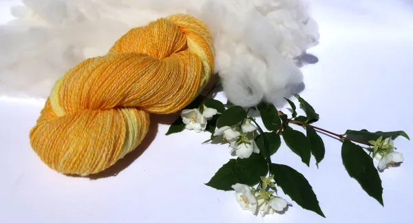 Laine filée au rouet, Laines 