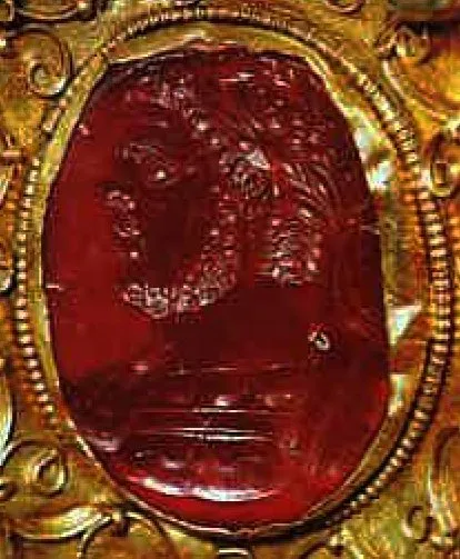 Le Trésor de sainte Foy, intaille antique (accueil de Groupes), OFFICE DE TOURISME de CONQUES-MARCILLAC