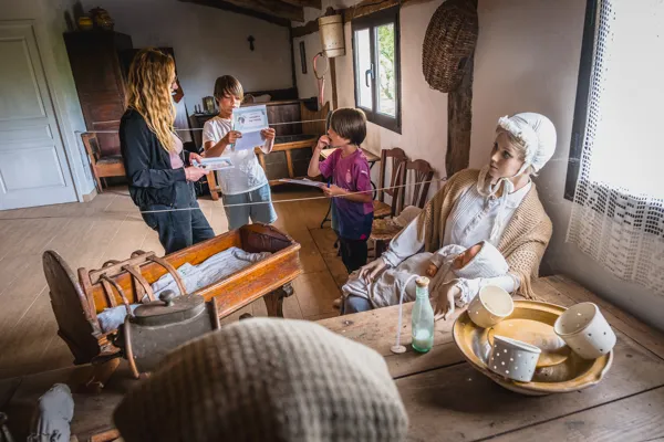 Jeu de piste du musée des traditions du Sud-Aveyron, ©V. Govignon - OT Larzac Vallées