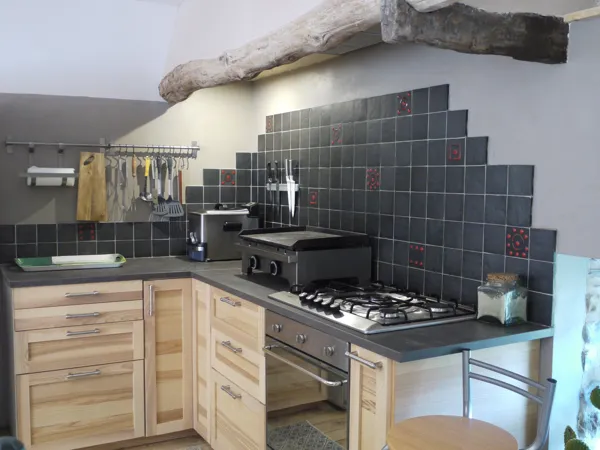 Cuisine équipée, Gite la Source