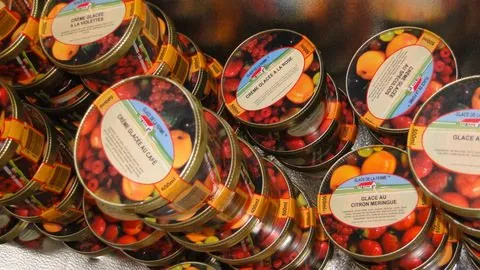 Des glaces de la ferme, au lait de brebis, OFFICE DE TOURISME DE SALLES CURAN - PARELOUP