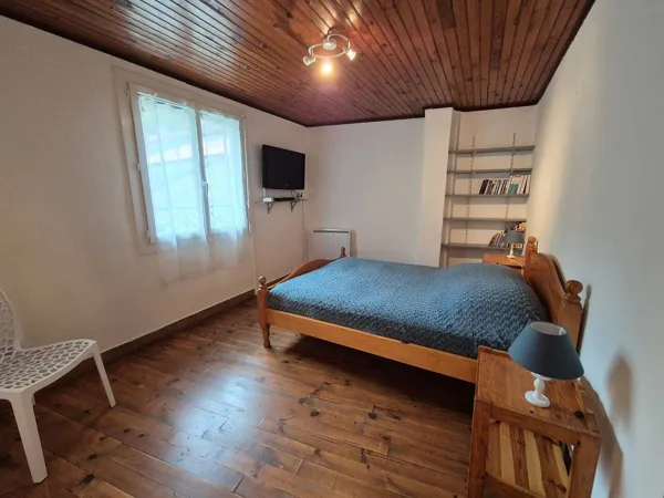 Chambre lit double à l'étage, L'Esclop