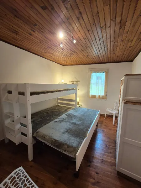 Chambre lits superposés 3 couchages à l'étage, L'Esclop
