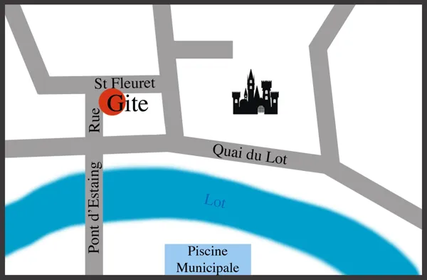 Localisation du gîte