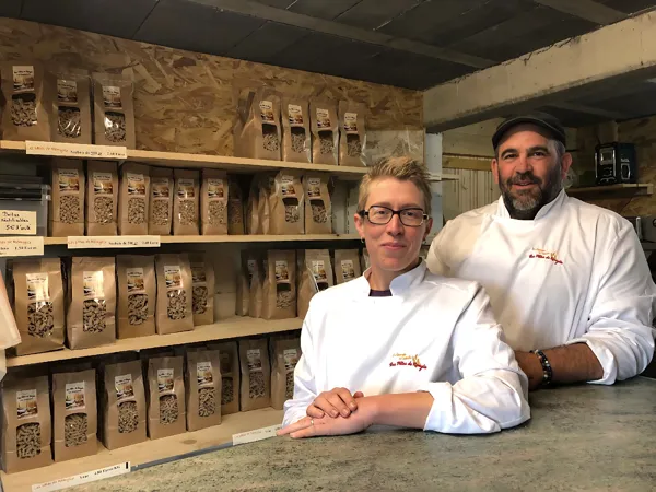 Visite à la ferme Chez Emilie et Rémy, Simon Sabathier