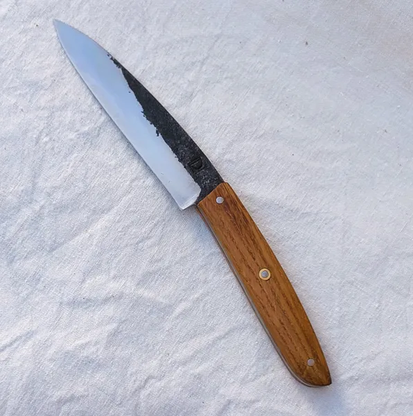 Couteau d'office forgé en acier carbone, 