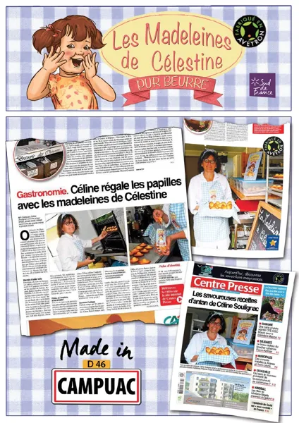 Les Madeleines de Célestine, Les madeleines de Célestine