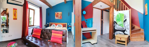 Chambre château 4 pers, 