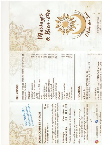 L'AUBE DES SENS, OFFICE DE TOURISME DE PARELOUP LEVEZOU