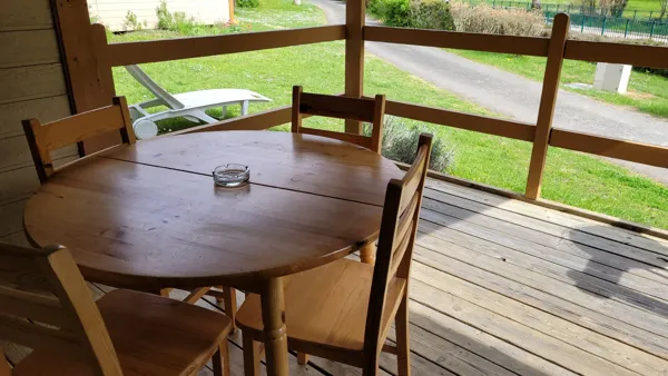 Terrasse couverte, La Grange du Heron