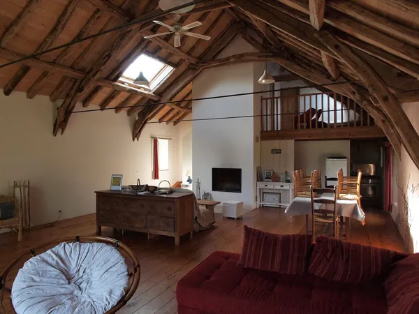 Gîte la Grange pièce à vivre, Guillaume Laizé