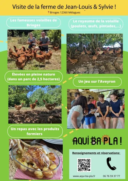 Visite à la ferme Chez Sylvie et Jean-Louis, Simon Sabathier