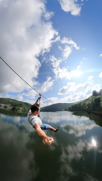 Tyrolienne, Aloa Nature