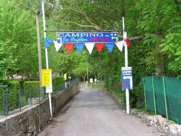 l'entrée du camping, CAMPING LES PEUPLIERS