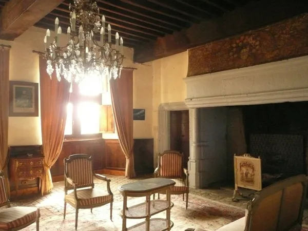 Grand salon Château de Messilhac, Isabelle Galle