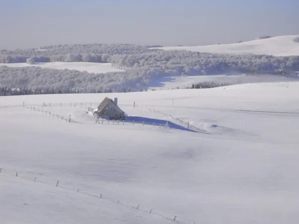 la neige à perte de vue
