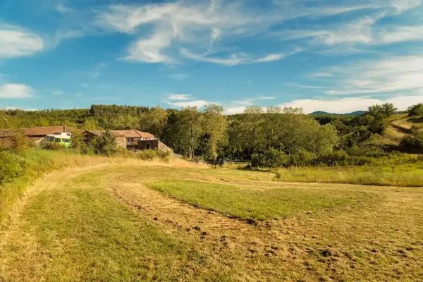 Parc arboré et son parking, Domaine d'Andabre