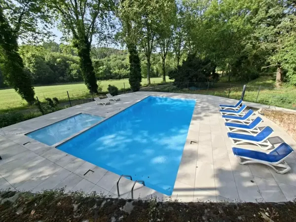 La piscine 12x6m sécurisée, Domaine d'Andabre