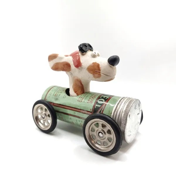 Ancient boîte transformée en joie, O'Fil de l'Art