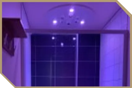 Soin autonome la douche sensorielle, Hotel Causse Comtal