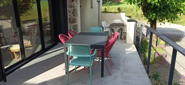 Terrasse rez de chaussée.