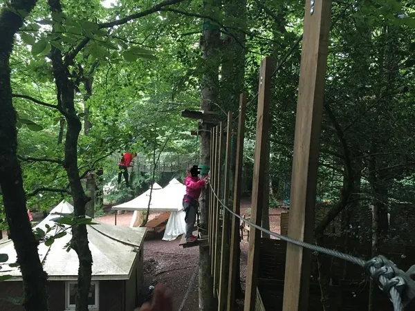 acrobranche à grimpe et cimes, Aurore Laut