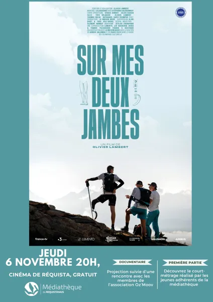 PROJECTION DU FILM DOCUMENTAIRE « SUR MES DEUX JAMBES» D’OLIVIER LAMBERT - MÉDIATHÈQUE