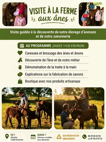 Les ânesses du Carladès - Visite de ferme