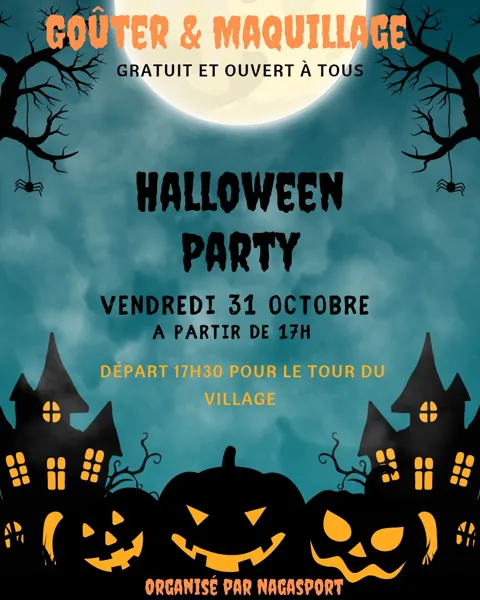 Halloween party à Aguessac