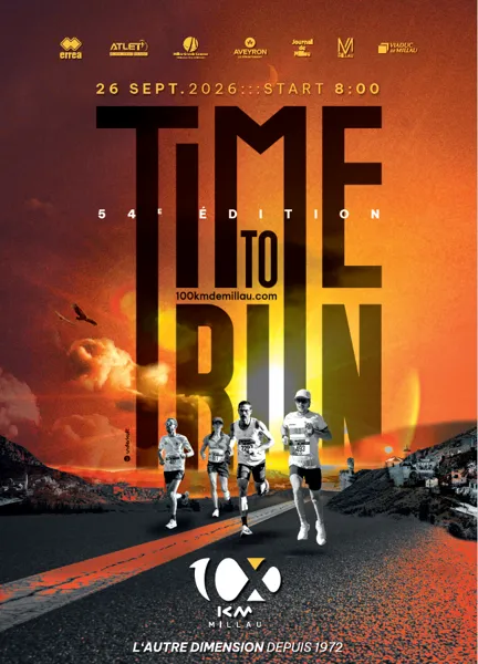 Ultra 100 km, marathon 42km et semi-marathon 23 km de Millau 2025