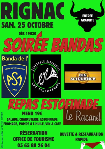 Soirée Bandas et Estofinade