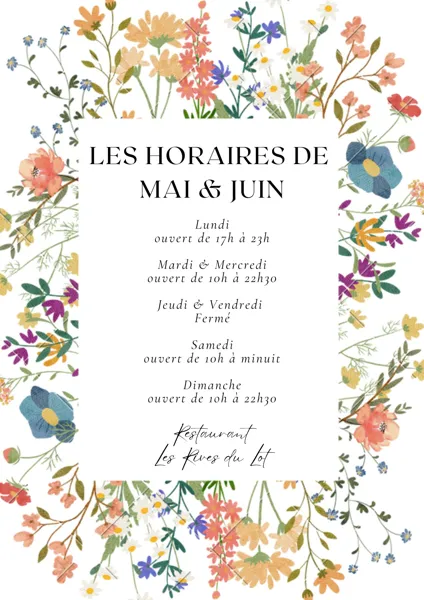 Horaires printemps, 