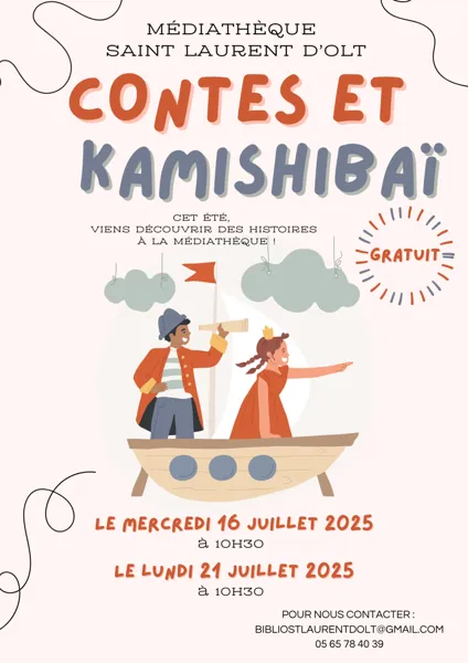 Contes et Kamishibaï à la médiathèque de St Laurent d'Olt