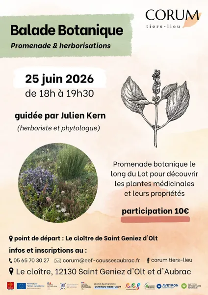 Semaine de la biodiversité : balade botanique, Tirs Lieu Corum