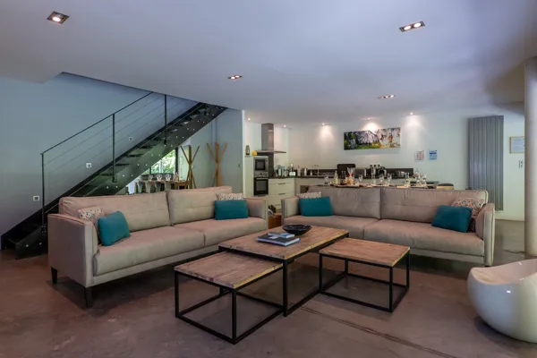 Salle à vivre villa Gite Emeraude, Gite Emeraude © Stephanie Cailbeaux, 2025