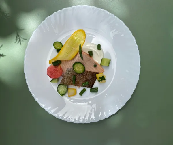 Truite snackée