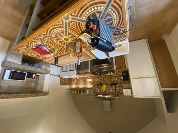 Cuisine avec îlot central