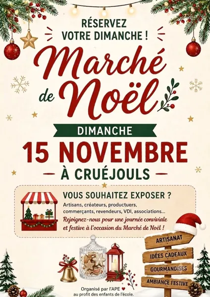 Marché de Noël à Cruéjouls
