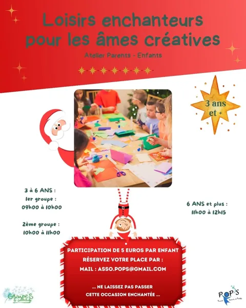 Ateliers Parents-enfants de Pop's