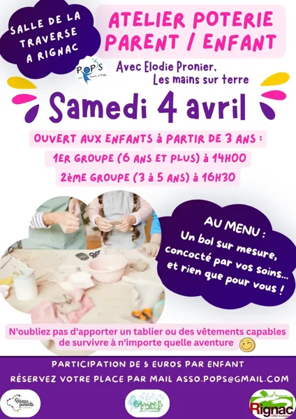 Ateliers Parents-enfants de Pop's
