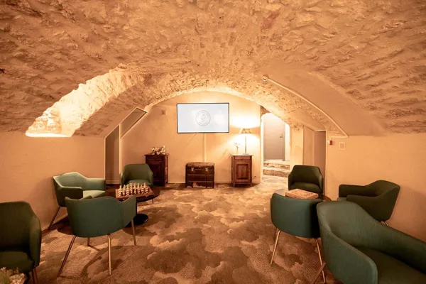 Château de Fontanges - Salle de réception, château de Fontanges