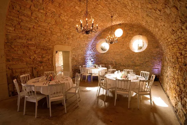 Château de Fontanges - Salle de réception, château de Fontanges