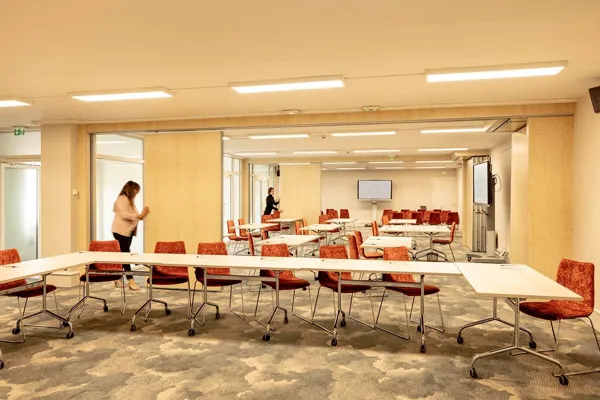 Château de Fontanges - Salle de réception, château de Fontanges